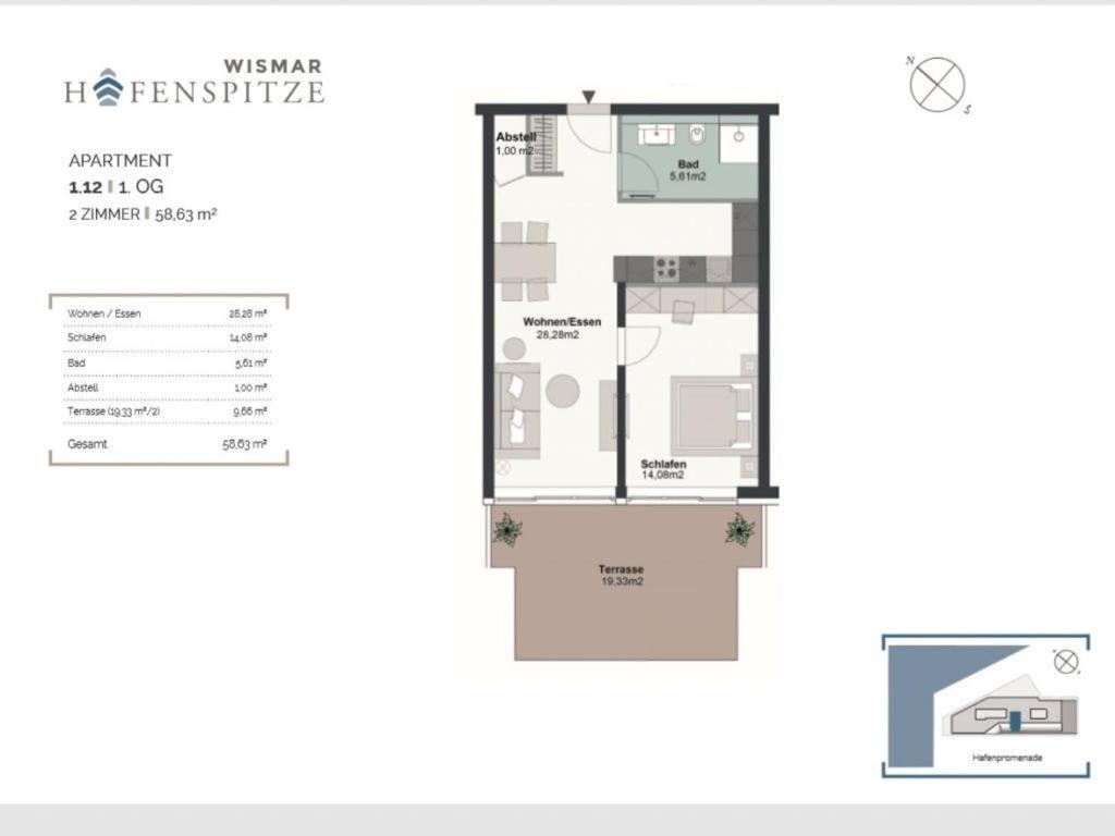 Apartamento Hafenspitze App 12 Wißmar Exterior foto